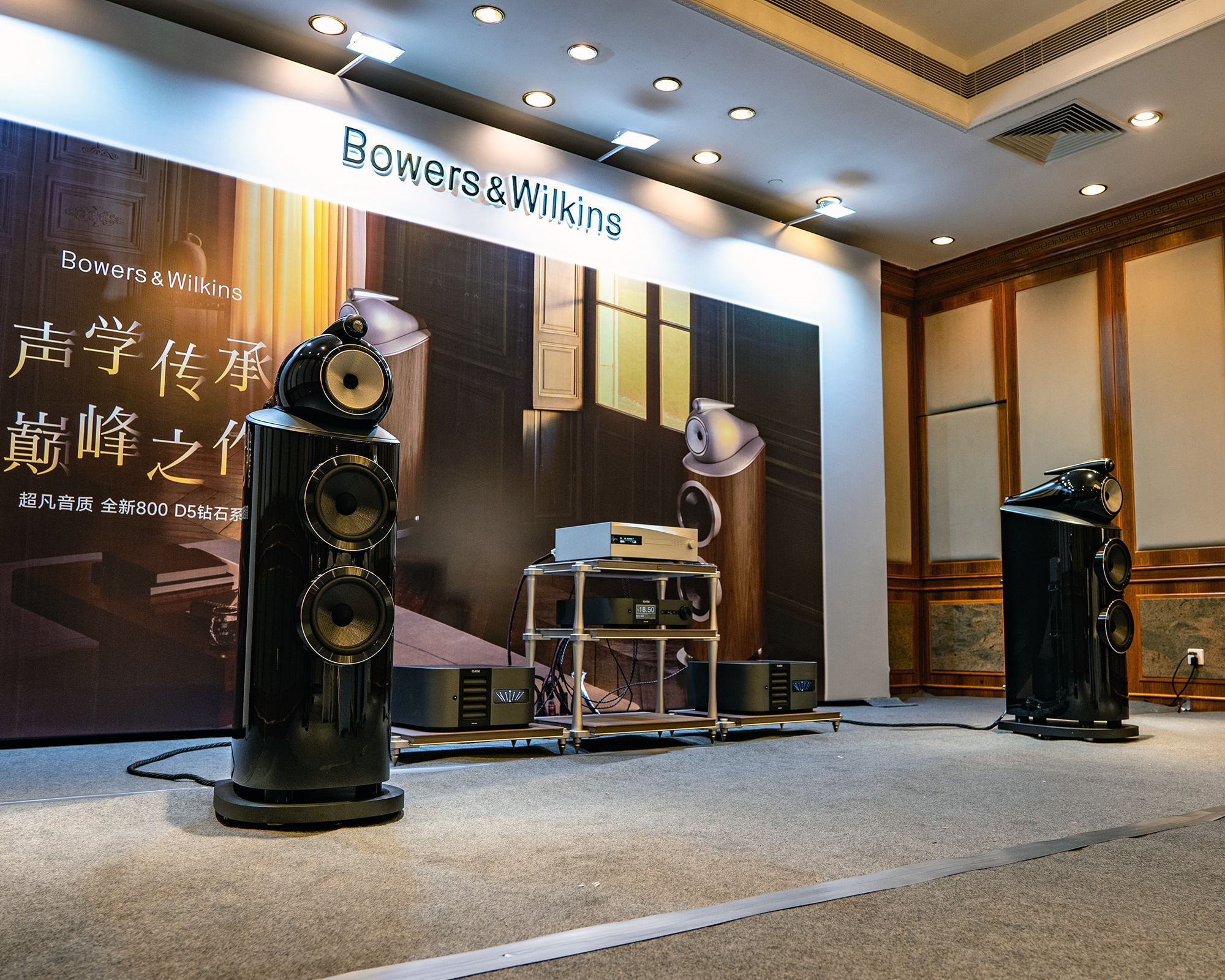 Bowers & Wilkins 802 D5 旗舰落地音箱_2026成都音响展超音展厅展示品