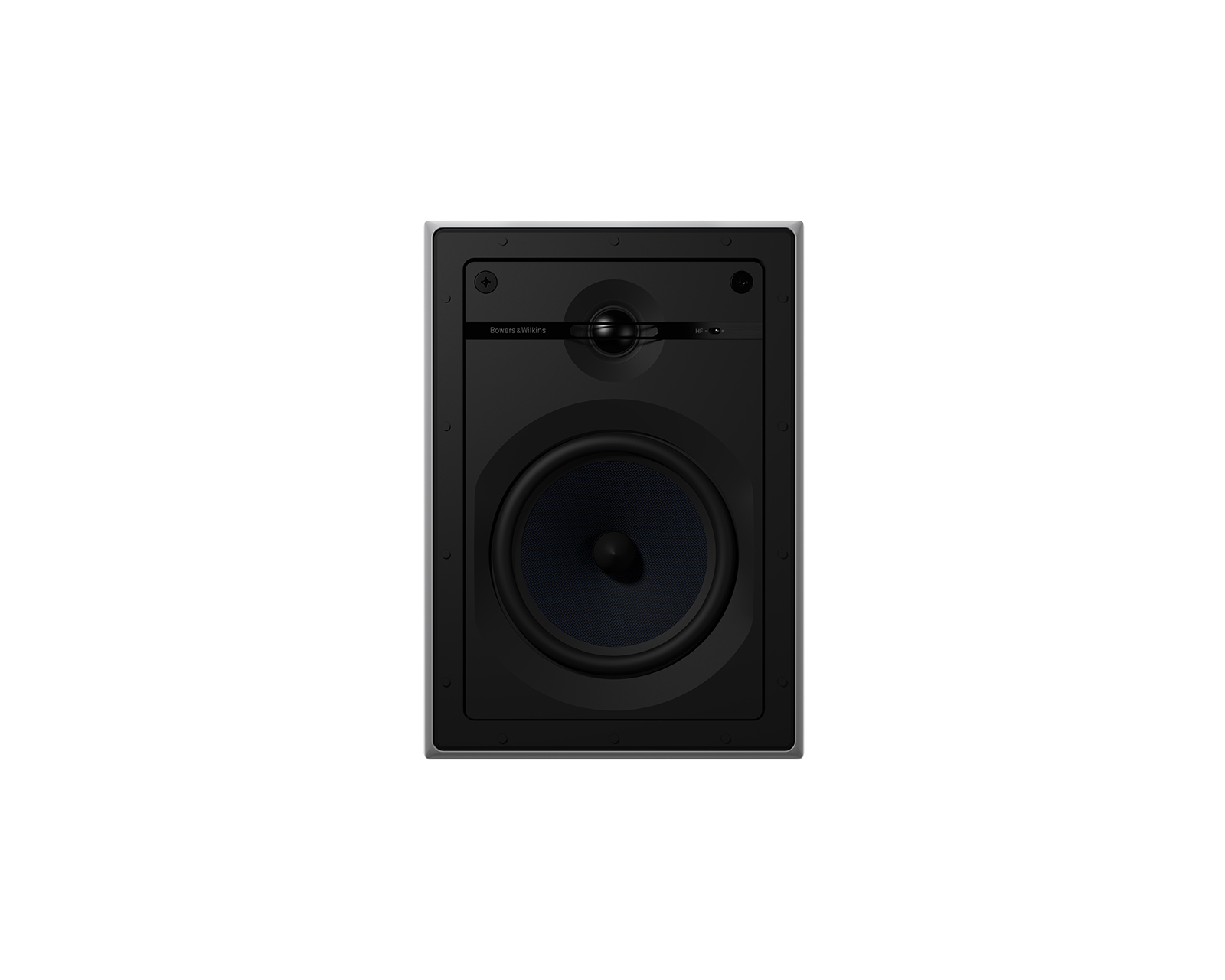 Bowers & Wilkins CWM663采用蓝色芳纶纤维低音/中音驱动单元,安装在压铸底盘中提供额外的刚性,从而产生更清晰、更快速的重低音。