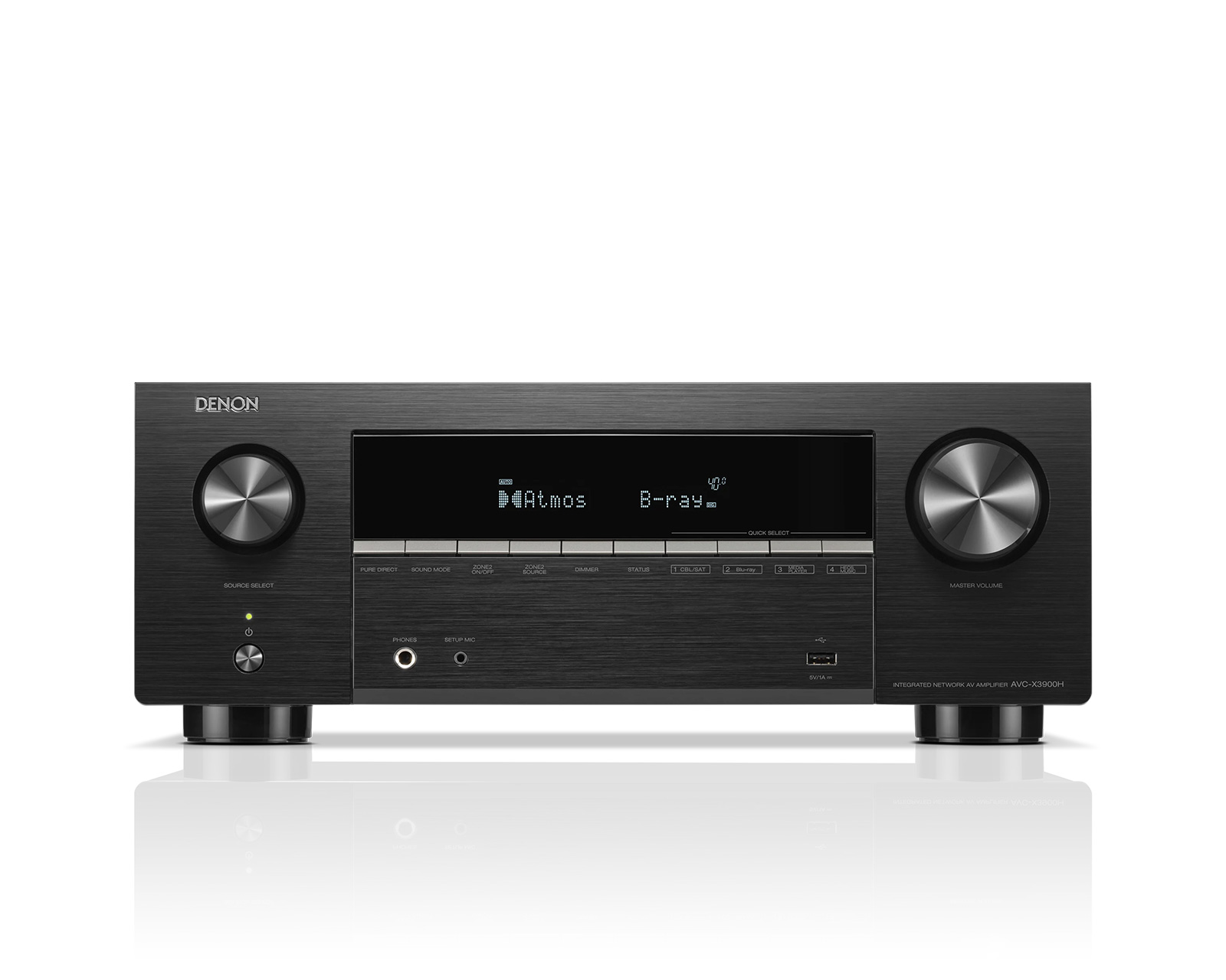 Denon AVR-X3900H 凭借强劲的多声道音效、高清影像支持、先进的房间声场调校以及灵活的系统配置,打造沉浸式家庭影院体验,同时搭载 HEOS 全屋流媒体播放功能。