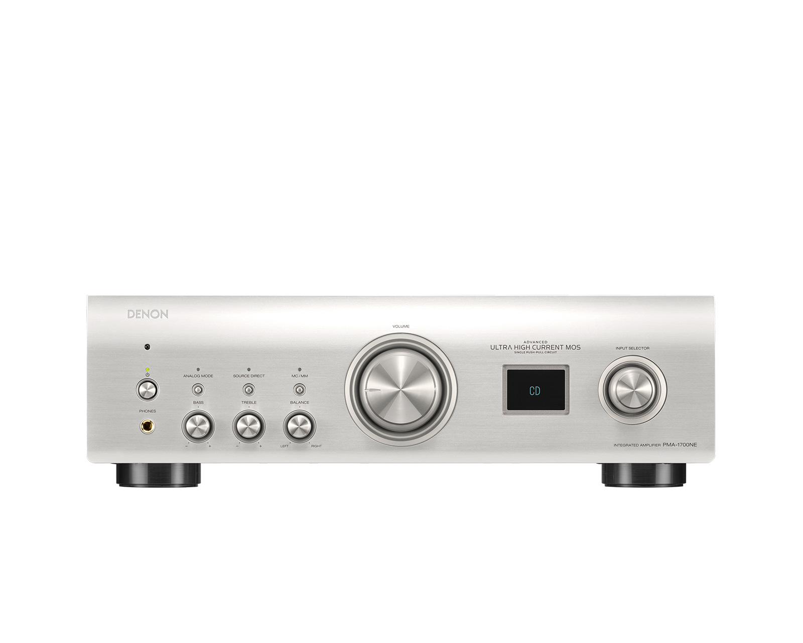 Denon PMA-1700NE集成式功放采用出色的大电流的单推挽电路和Advanced AL32 Processing Plus,重现纯净原音。