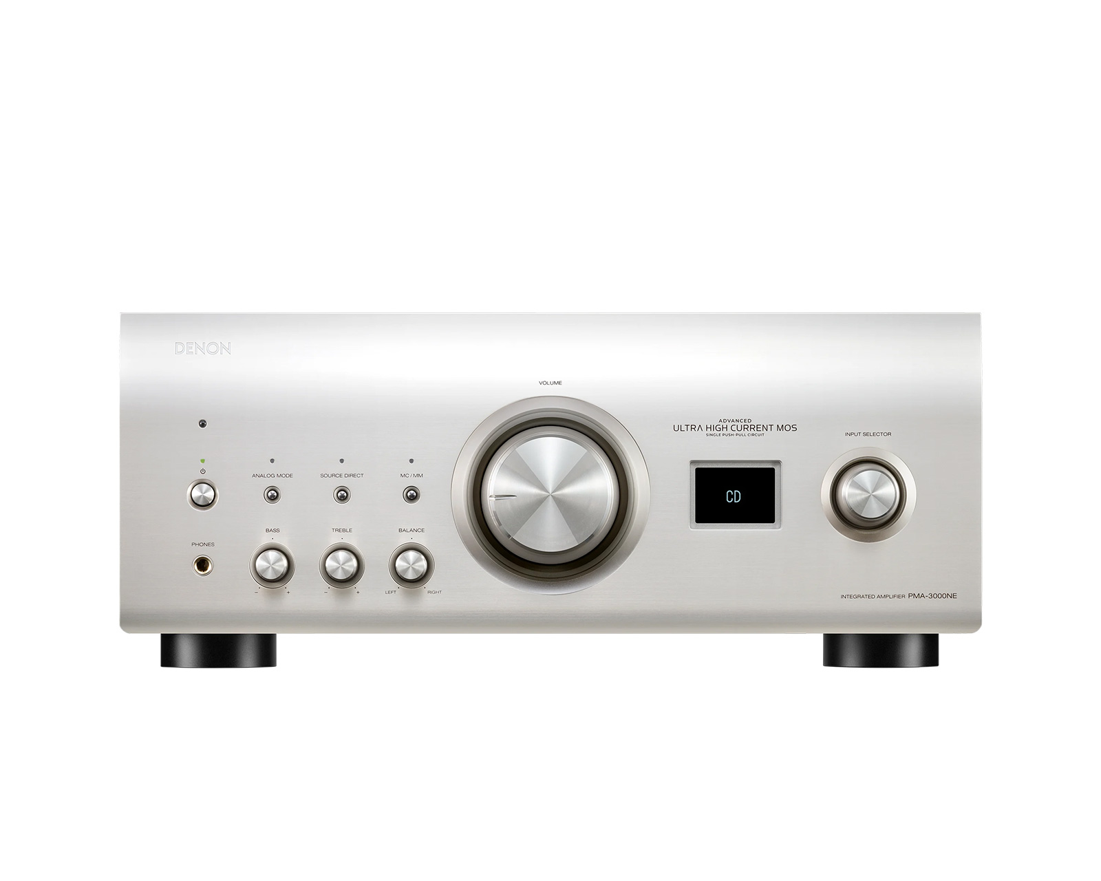 DenonPMA-3000NE输出功率达到160W(4欧姆)/80W(8欧姆),即使驱动高规格扬声器,也能在任何场景下呈现超凡音质。该产品由位于日本白河的Denon工厂设计制造。