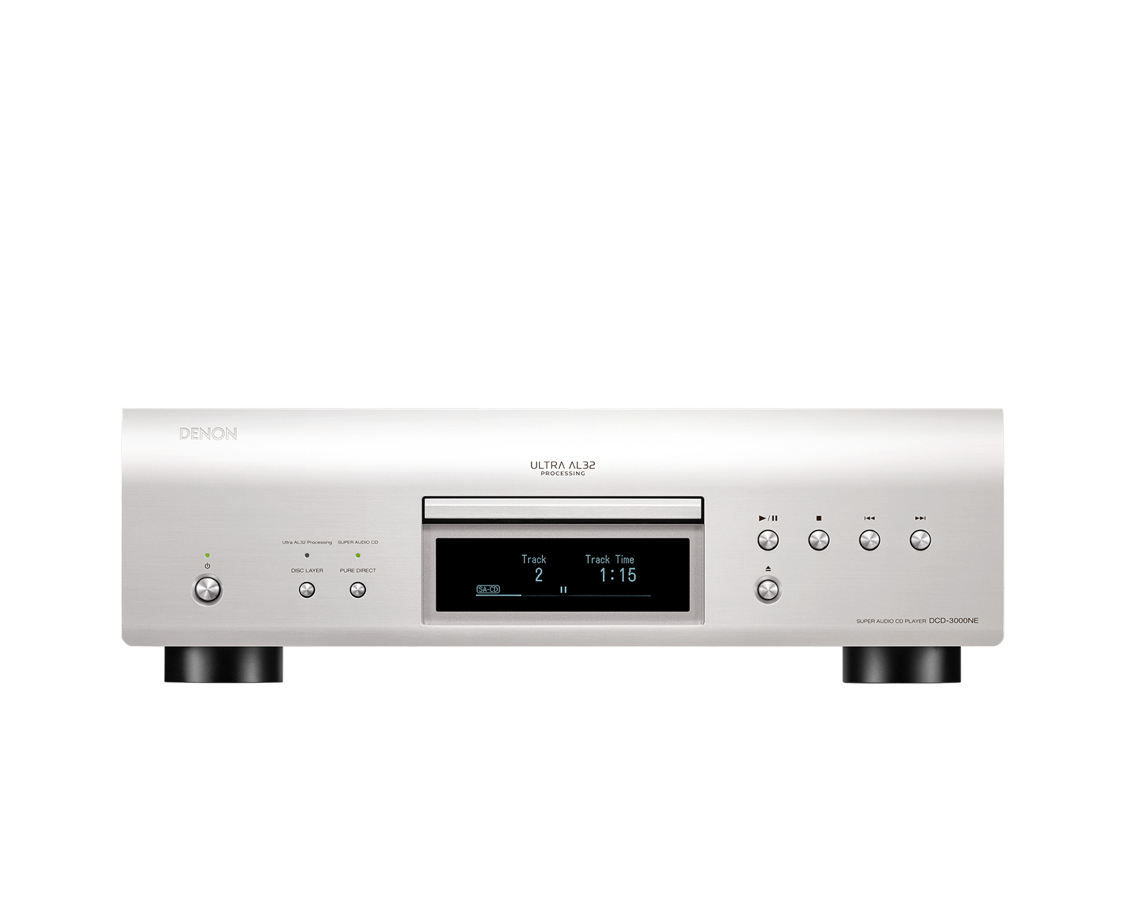 DCD-3000NE通过384kHz/32位DAC与Ultra AL32处理技术,实现纯净的SACD/CD及DSD音源播放。专利抑振结构与高端音频元件的结合,带来近乎零失真的声音表现。经过精密调校的电路设计,确保最真实的音质还原。