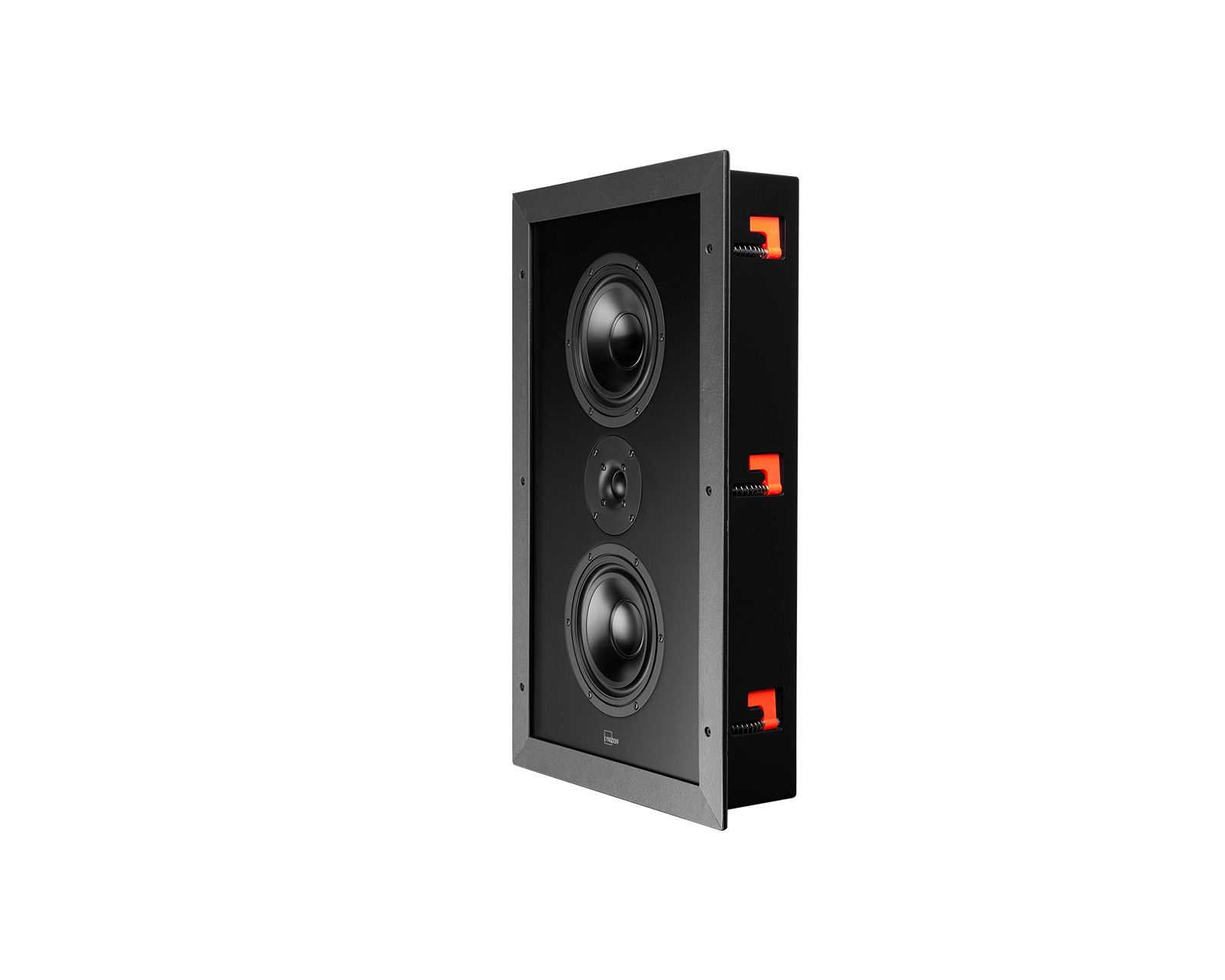Lyngdorf D-60 被设计为高性能壁挂扬声器，既可用于前置声道，也适用于带有额外低音单元的声道以及环绕声声道。