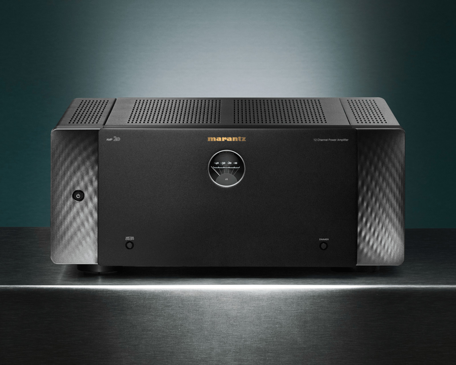 AMP 20 是一款性能出色的12声道功率放大器,与 AV 20 搭配使用,可构建参考级家庭影院系统。
